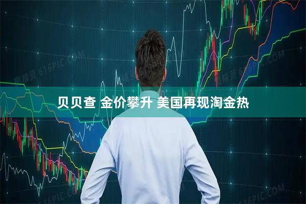 贝贝查 金价攀升 美国再现淘金热